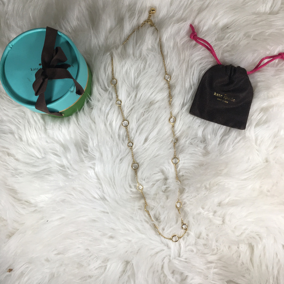 kate spade Jewelry - Kate Spade Long Bubble Stone Necklace